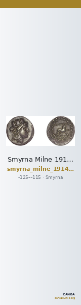 Smyrna Milne 1914 Series 2 tetradrachms — CANOA