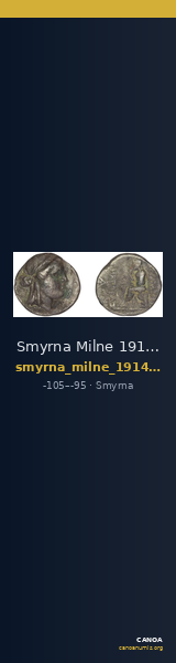 Smyrna Milne 1914 Series 3 drachms — CANOA