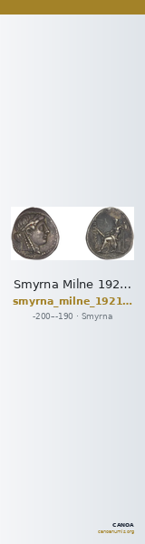 Smyrna Milne 1921 Pl. 3, 2 — CANOA