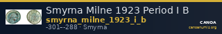 Smyrna Milne 1923 Period I B — CANOA