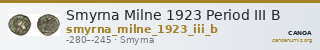 Smyrna Milne 1923 Period III B — CANOA