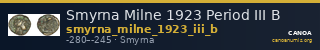 Smyrna Milne 1923 Period III B — CANOA