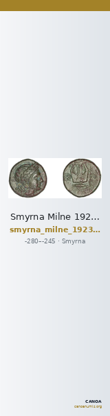 Smyrna Milne 1923 Period III C — CANOA
