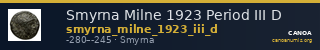 Smyrna Milne 1923 Period III D — CANOA
