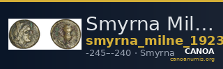 Smyrna Milne 1923 Period IV H — CANOA