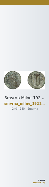 Smyrna Milne 1923 Period V F — CANOA