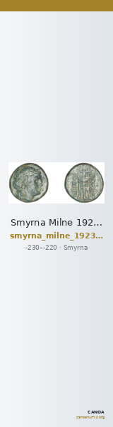 Smyrna Milne 1923 Period VI B — CANOA