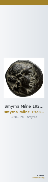 Smyrna Milne 1923 Period VII B — CANOA