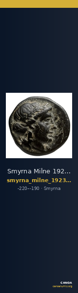 Smyrna Milne 1923 Period VII B — CANOA