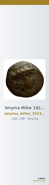 Smyrna Milne 1923 Period VII C — CANOA