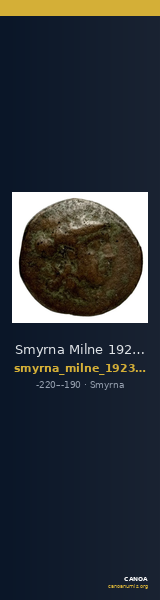 Smyrna Milne 1923 Period VII C — CANOA