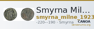 Smyrna Milne 1923 Period VII F — CANOA