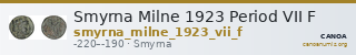 Smyrna Milne 1923 Period VII F — CANOA