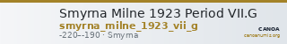 Smyrna Milne 1923 Period VII.G — CANOA