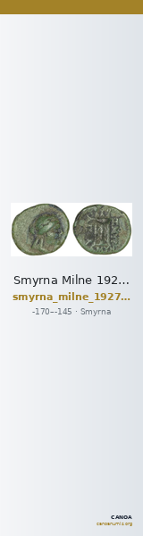 Smyrna Milne 1927 Period IX B — CANOA