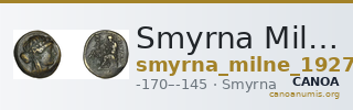 Smyrna Milne 1927 Period IX J — CANOA