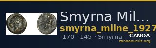 Smyrna Milne 1927 Period IX J — CANOA