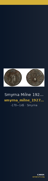 Smyrna Milne 1927 Period IX K — CANOA