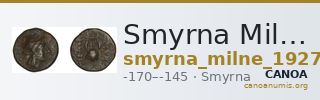 Smyrna Milne 1927 Period IX K — CANOA