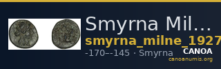 Smyrna Milne 1927 Period IX L — CANOA