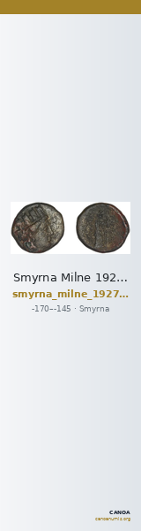 Smyrna Milne 1927 Period IX M — CANOA