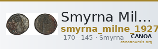 Smyrna Milne 1927 Period IX M — CANOA