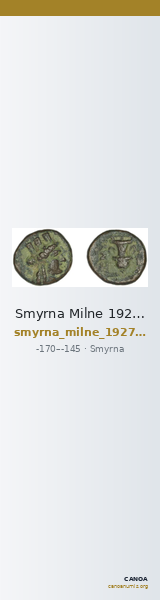 Smyrna Milne 1927 Period IX N — CANOA