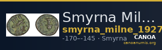 Smyrna Milne 1927 Period IX N — CANOA
