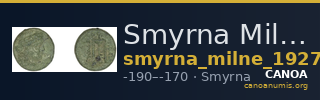 Smyrna Milne 1927 Period VIII B — CANOA