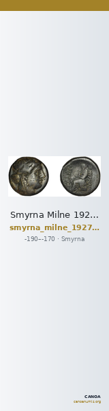 Smyrna Milne 1927 Period VIII J — CANOA