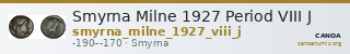 Smyrna Milne 1927 Period VIII J — CANOA