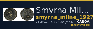Smyrna Milne 1927 Period VIII K — CANOA