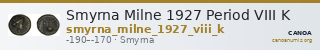 Smyrna Milne 1927 Period VIII K — CANOA