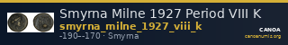 Smyrna Milne 1927 Period VIII K — CANOA