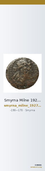 Smyrna Milne 1927 Period VIII L — CANOA