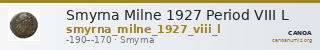 Smyrna Milne 1927 Period VIII L — CANOA