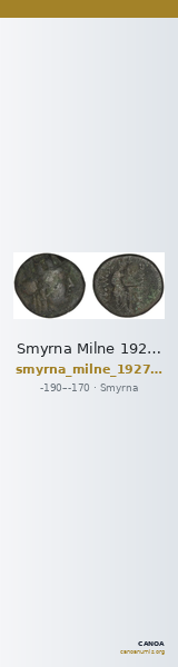Smyrna Milne 1927 Period VIII M — CANOA