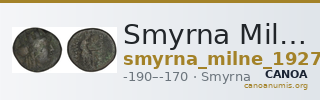 Smyrna Milne 1927 Period VIII M — CANOA