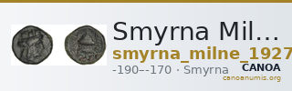 Smyrna Milne 1927 Period VIII N — CANOA