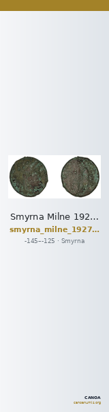 Smyrna Milne 1927 Period X J — CANOA