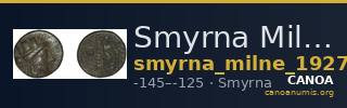 Smyrna Milne 1927 Period X M — CANOA