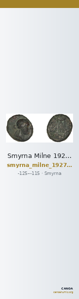 Smyrna Milne 1927 Period XI B — CANOA