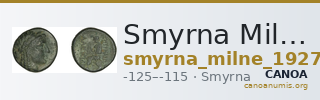 Smyrna Milne 1927 Period XI J — CANOA