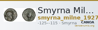 Smyrna Milne 1927 Period XI L — CANOA