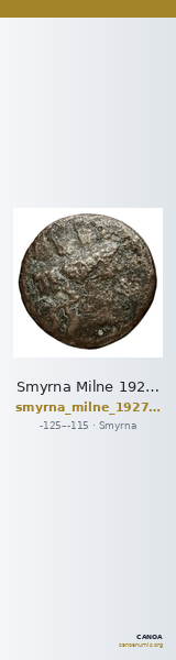 Smyrna Milne 1927 Period XI M — CANOA