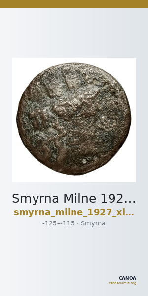 Smyrna Milne 1927 Period XI M — CANOA