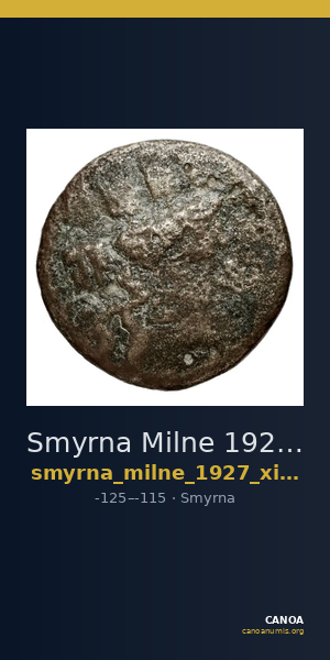 Smyrna Milne 1927 Period XI M — CANOA