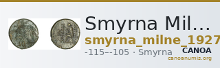Smyrna Milne 1927 Period XII J — CANOA