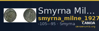 Smyrna Milne 1927 Period XIII J — CANOA