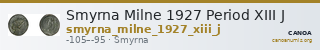 Smyrna Milne 1927 Period XIII J — CANOA